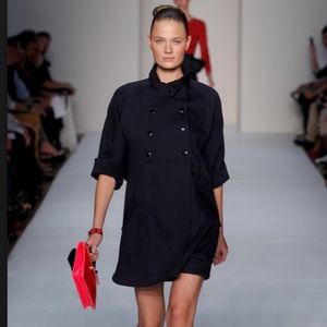 MARC JACOBS Indigo Claude Twill Knit Jacket